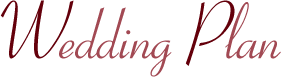 Wedding Plan